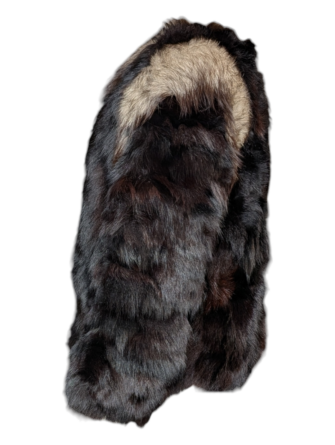 Black and White Fox Fur