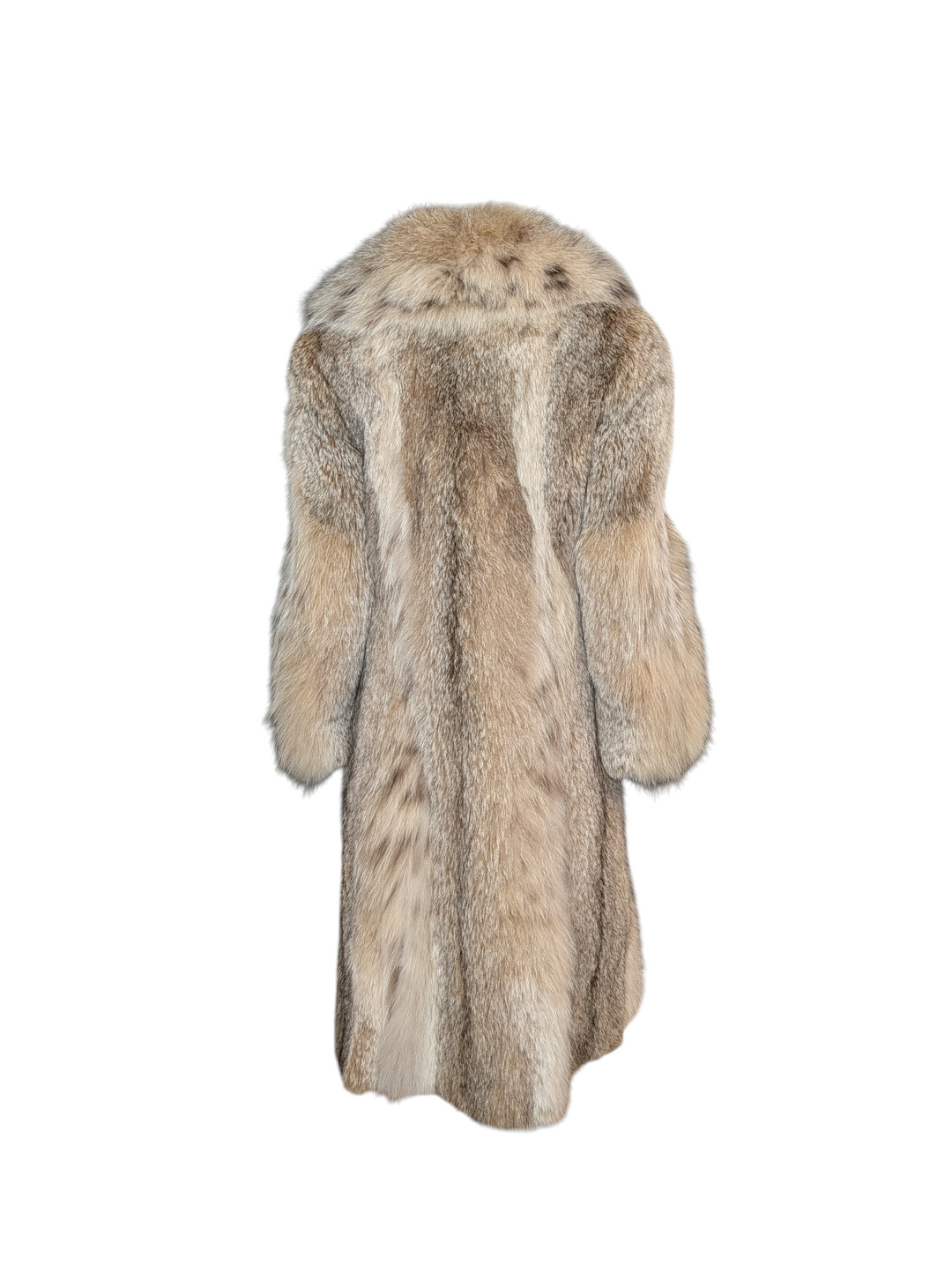 Full Length Natural Lynx Fur Coat
