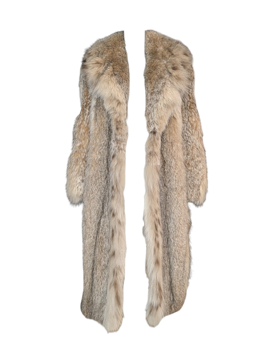Full Length Natural Lynx Fur Coat