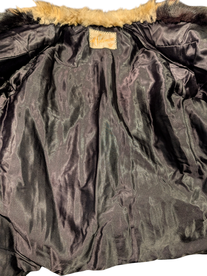 Black and White Fox Fur