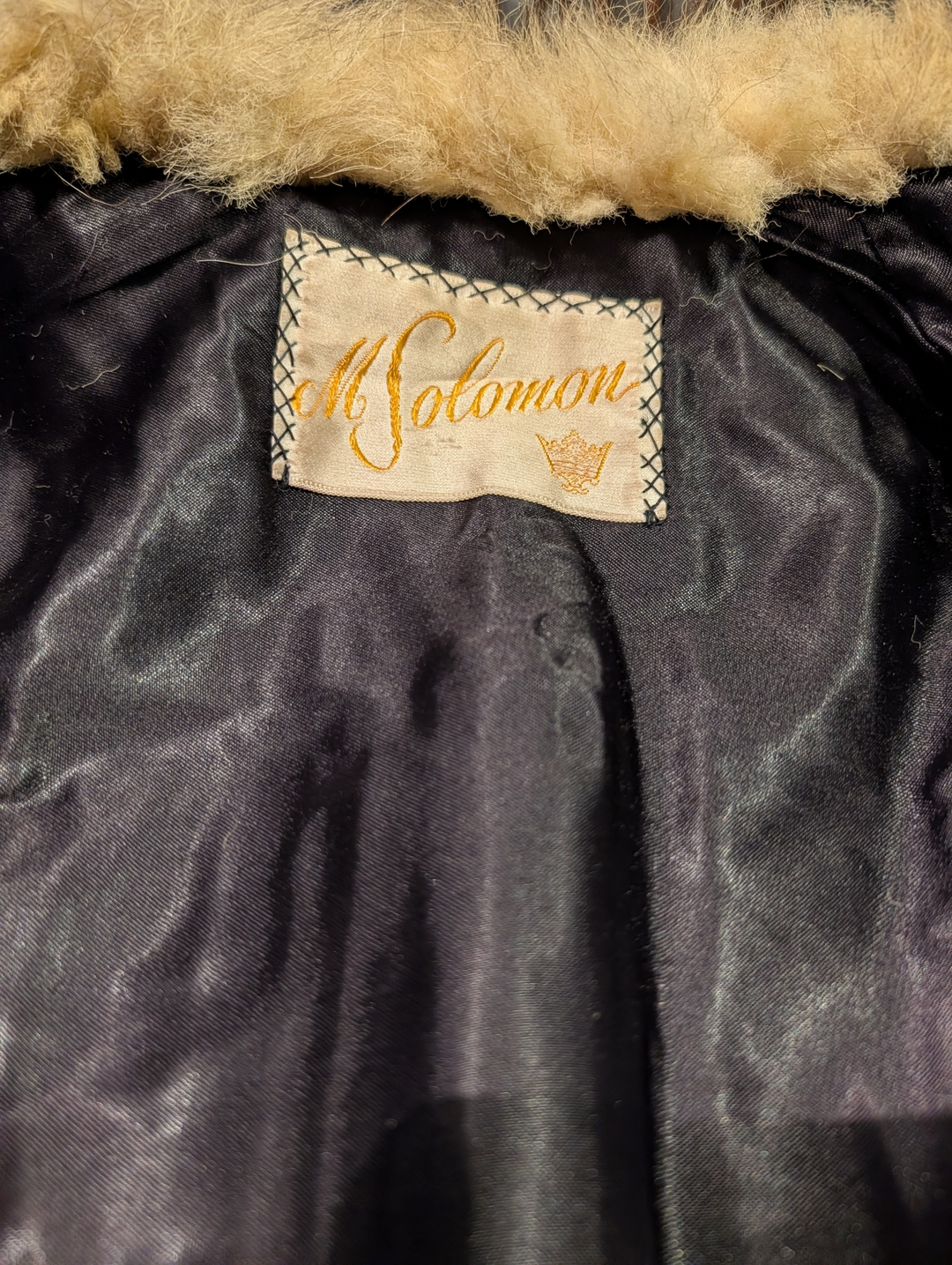 Black and White Fox Fur