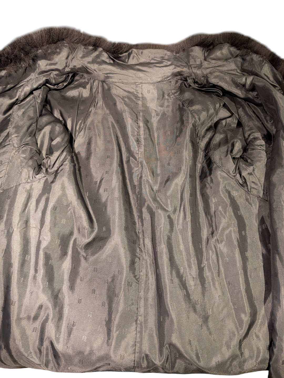 Vintage Black Fox Fur Coat