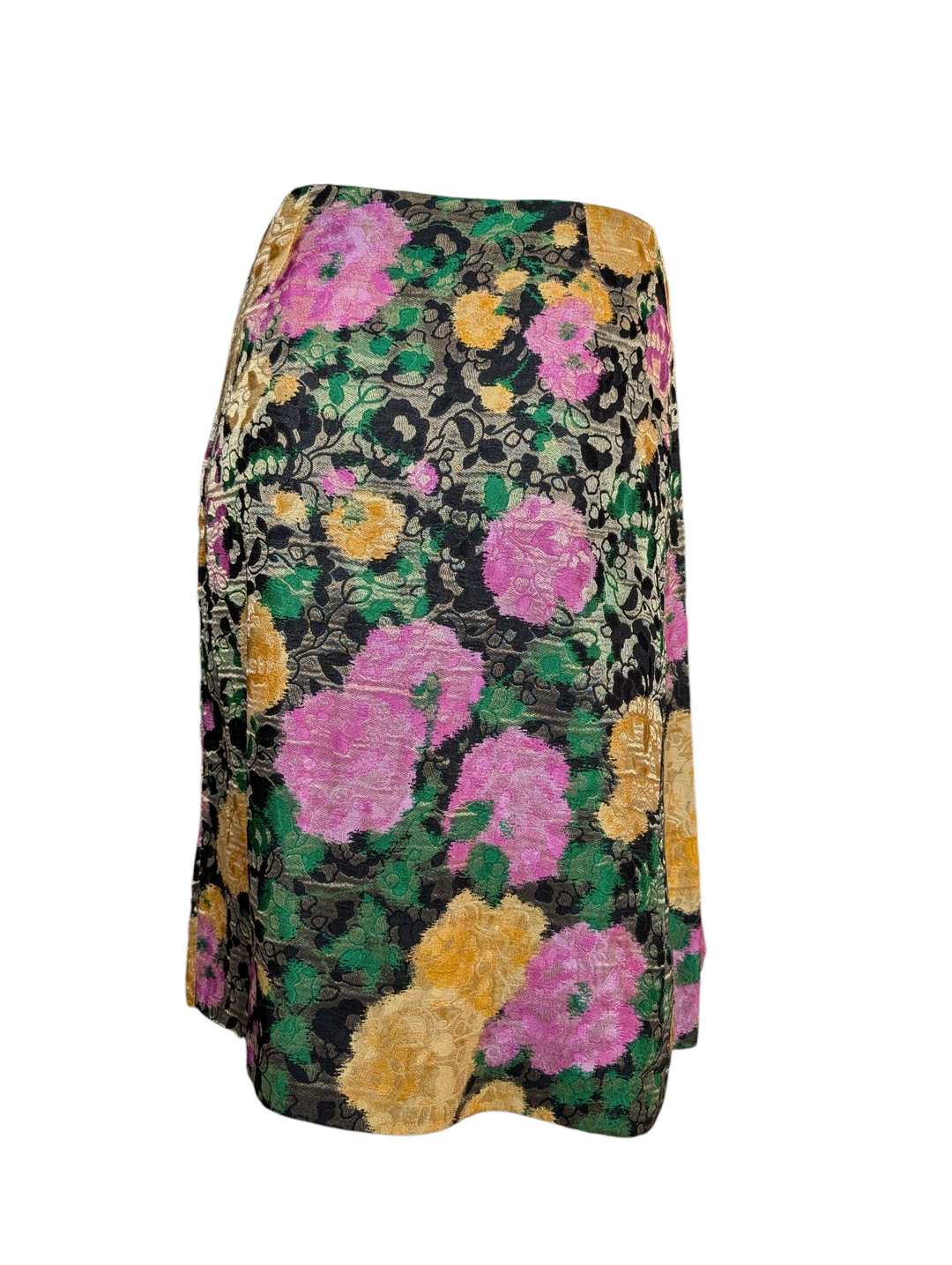 Miu Miu S/S 2004 Jacquard Silk Skirt
