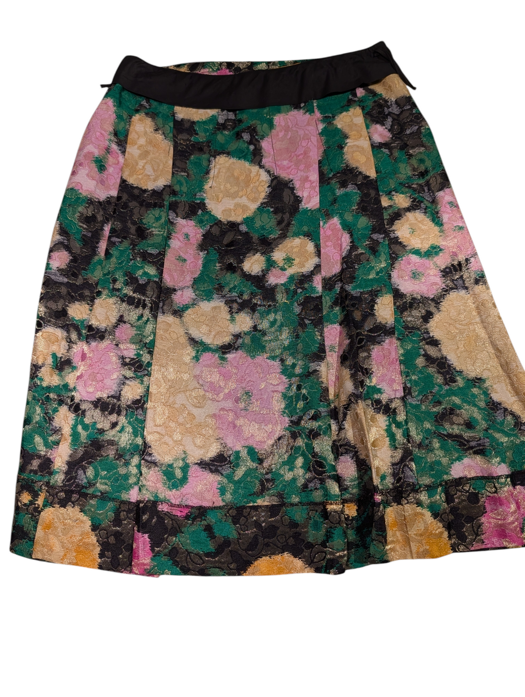 Miu Miu S/S 2004 Jacquard Silk Skirt