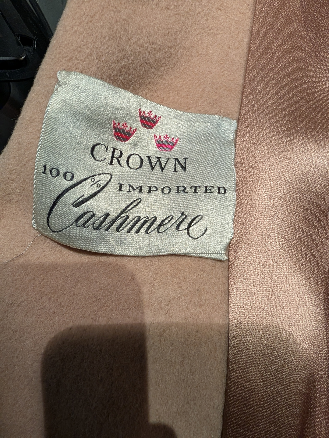 1960s 100% Cashmere Swing Coat