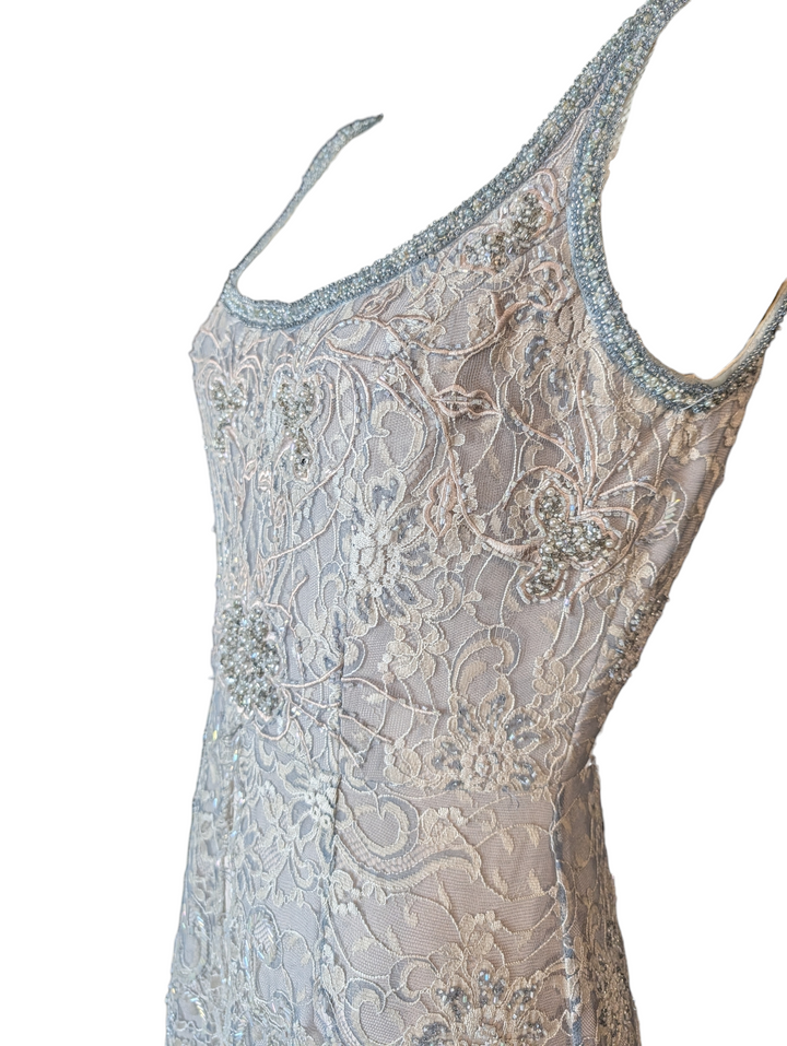 Bob Mackie Lace and Beaded Evening Gown