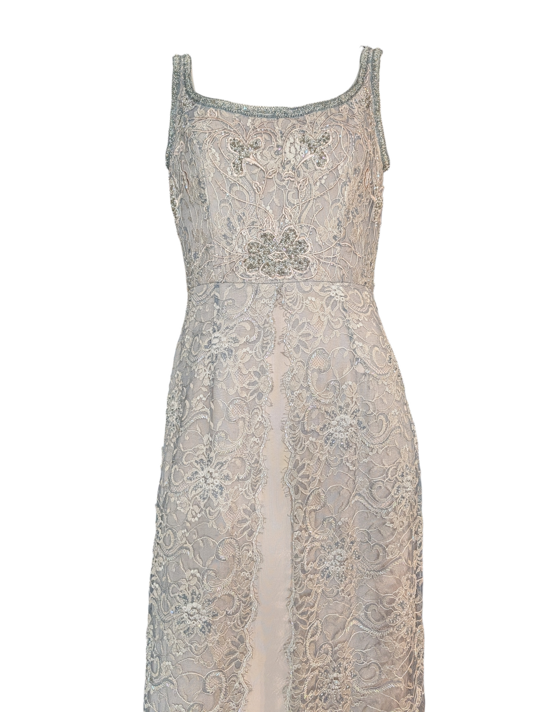 Bob Mackie Lace and Beaded Evening Gown