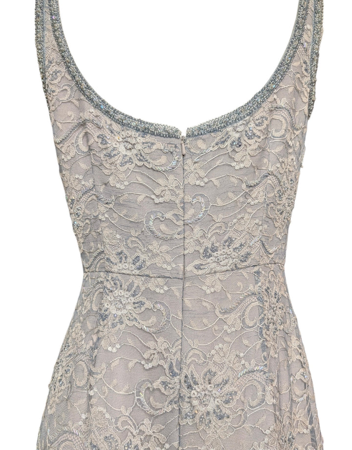 Bob Mackie Lace and Beaded Evening Gown