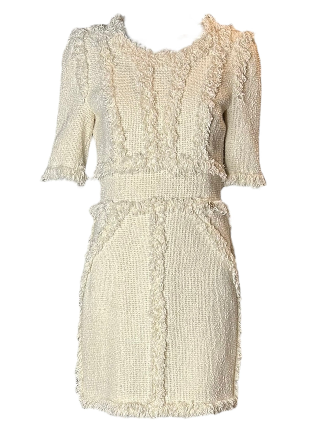 Chanel Spring 2010 Cotton Tweed Sample Dress by Karl Lagerfeld