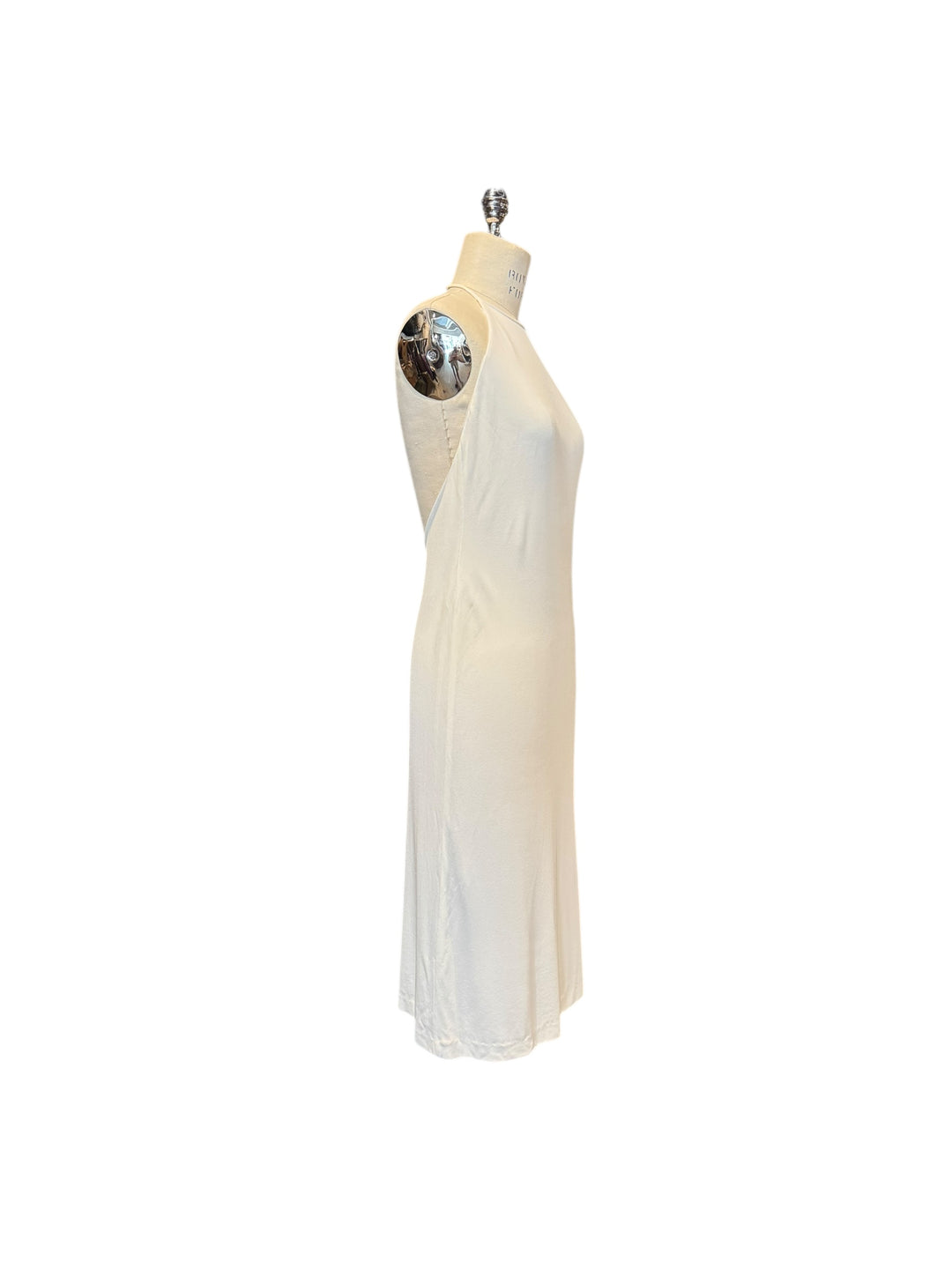Tom Ford for Gucci SS 1998 Ivory Backless GG Clasp Jersey Dress – RERACKED