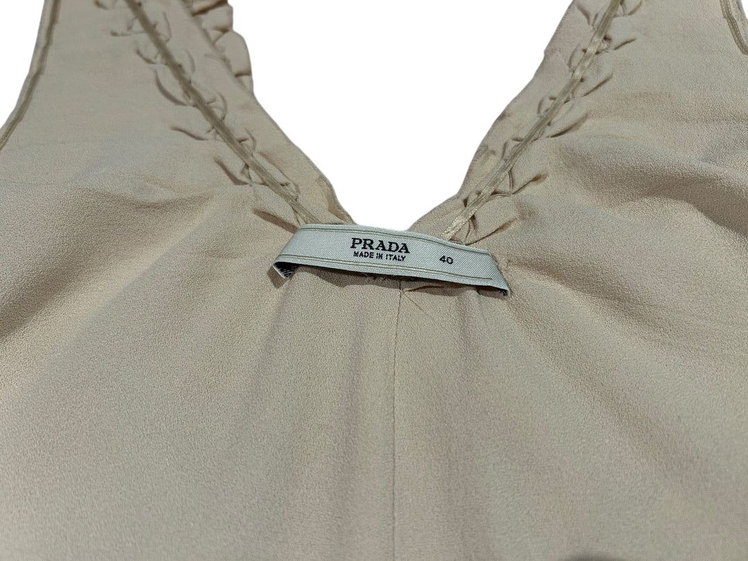 Prada S/S 2004 Pleated Cocktail Dress