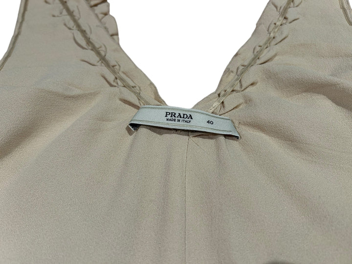 Prada S/S 2004 Pleated Cocktail Dress