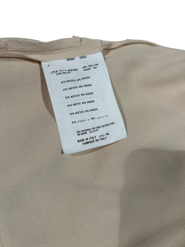 Prada S/S 2004 Pleated Cocktail Dress