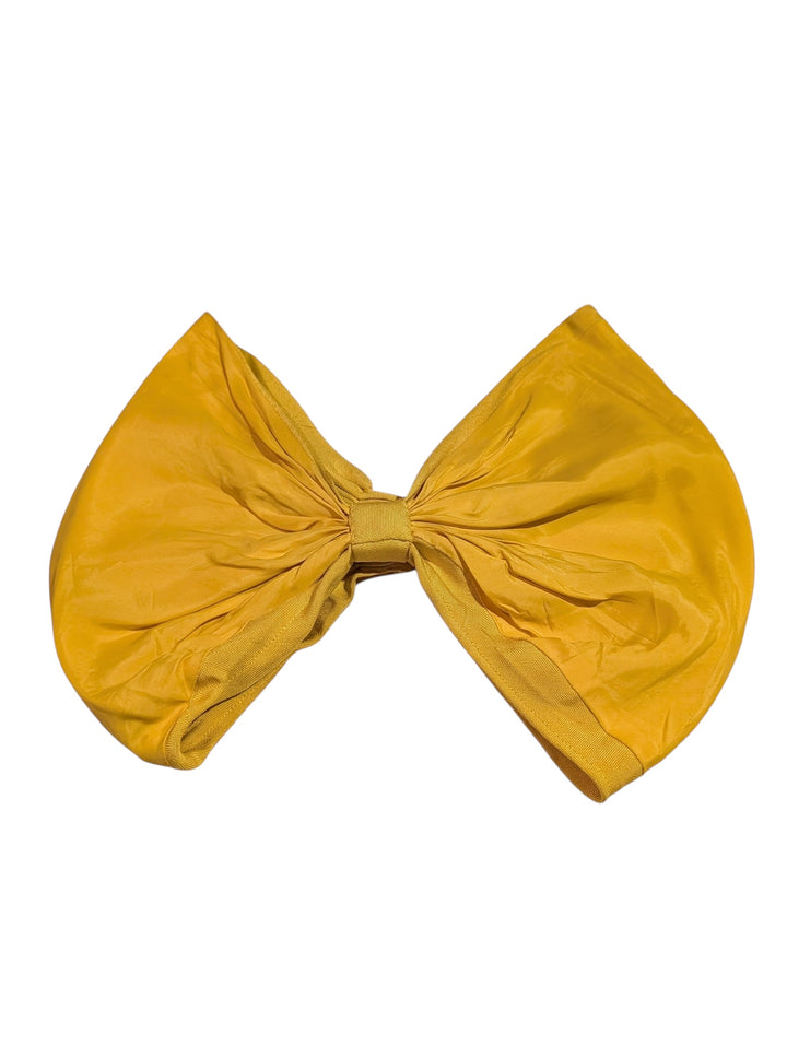 Early 1990s Donna Karan Yellow Silk Two-Piece Set