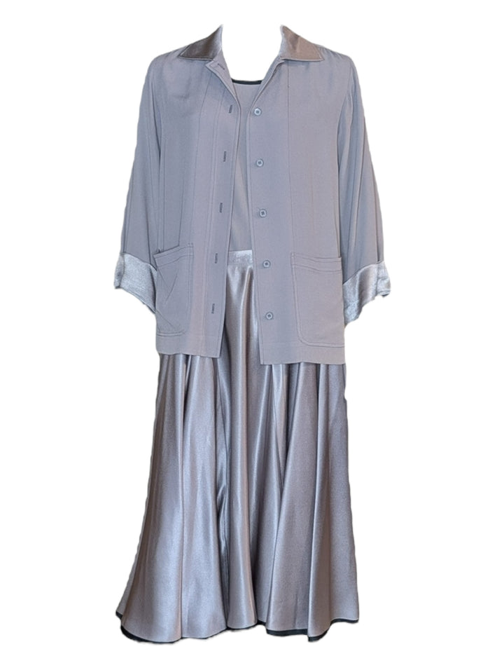 YSL Three-Piece Silk Charmeuse Skirt Set