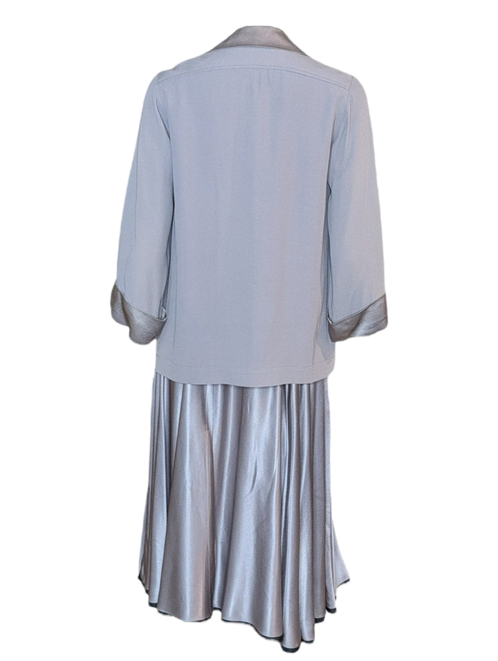 YSL Three-Piece Silk Charmeuse Skirt Set