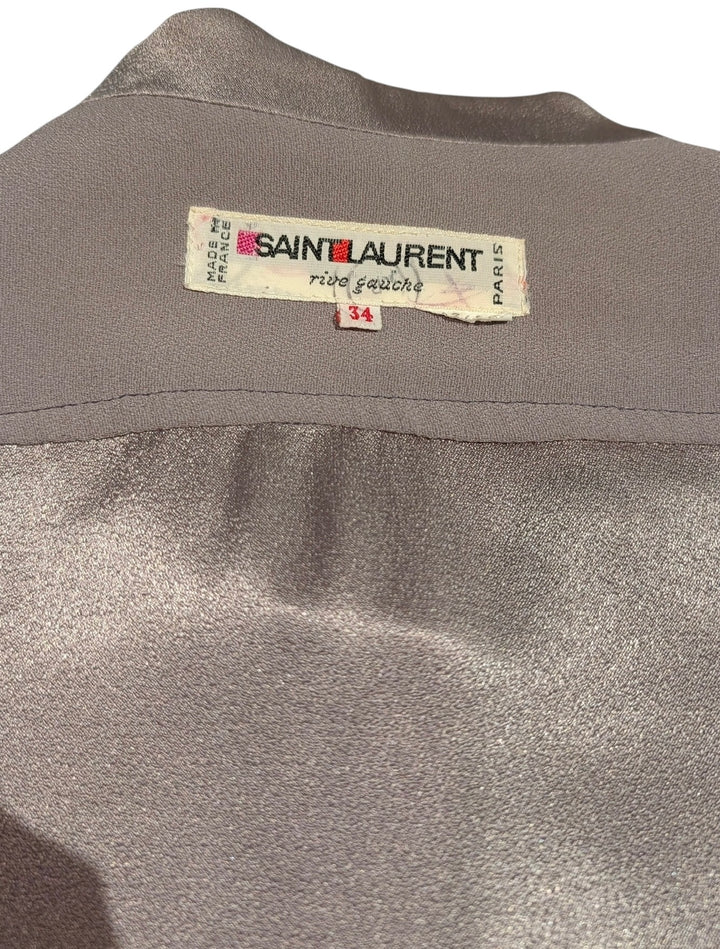 YSL Three-Piece Silk Charmeuse Skirt Set