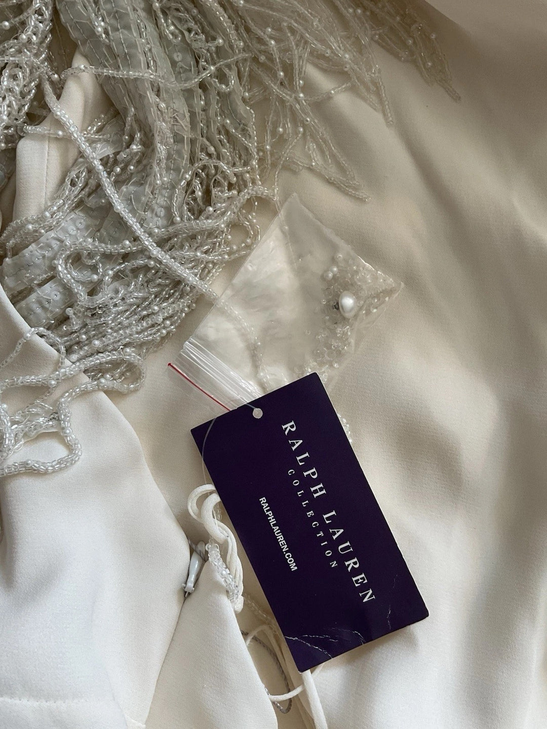 Ralph Lauren Beaded Mock Neck Wedding Gown – Spring 2012 Runway, Size 10 (Fits 6/8), Apparel & Accessories, Ralph Lauren Collection, RERACKED