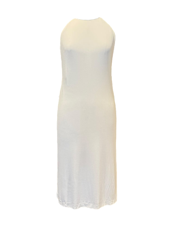 Tom Ford for Gucci SS 1998 Ivory Backless GG Clasp Jersey Dress RERACKED Tom Ford for Gucci SS 1998 Ivory Backless GG Clasp Jersey Dress RERACKED