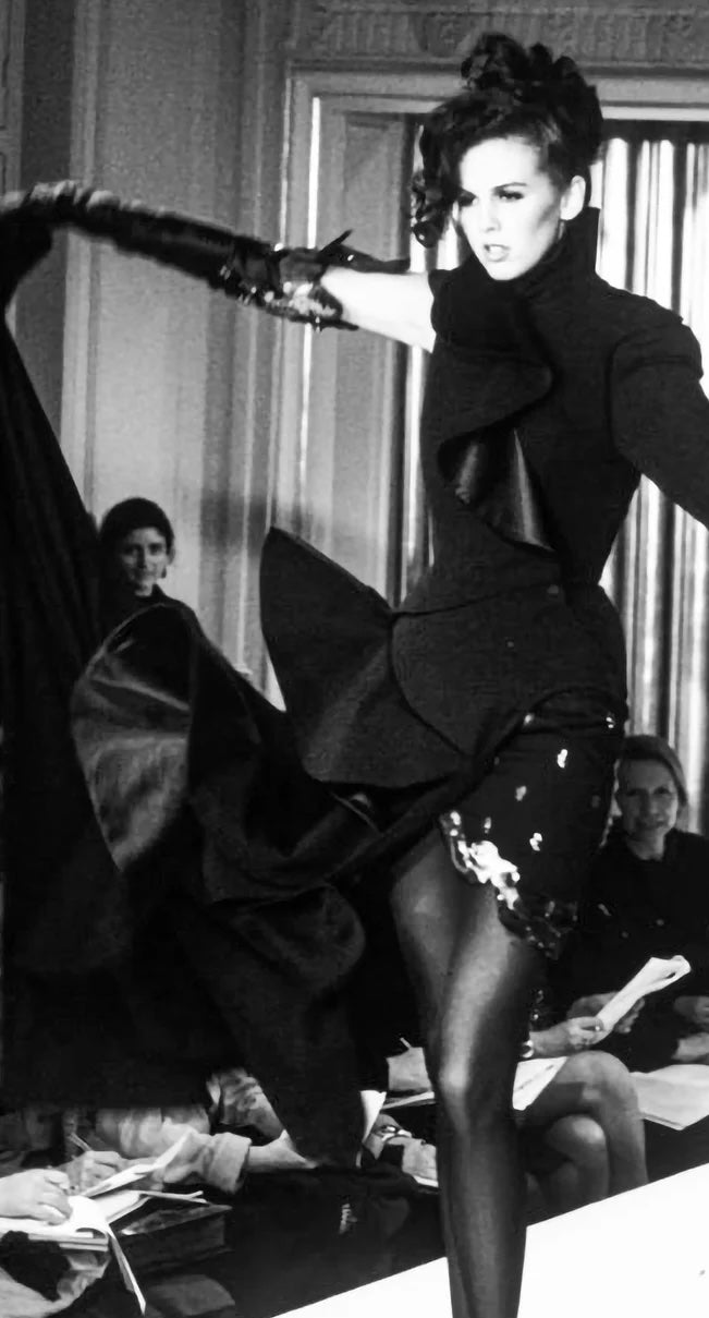 Thierry Mugler   ワンピース Iconic S/S 1983 Thierry Mugler Sequin Snakeskin Python Dress