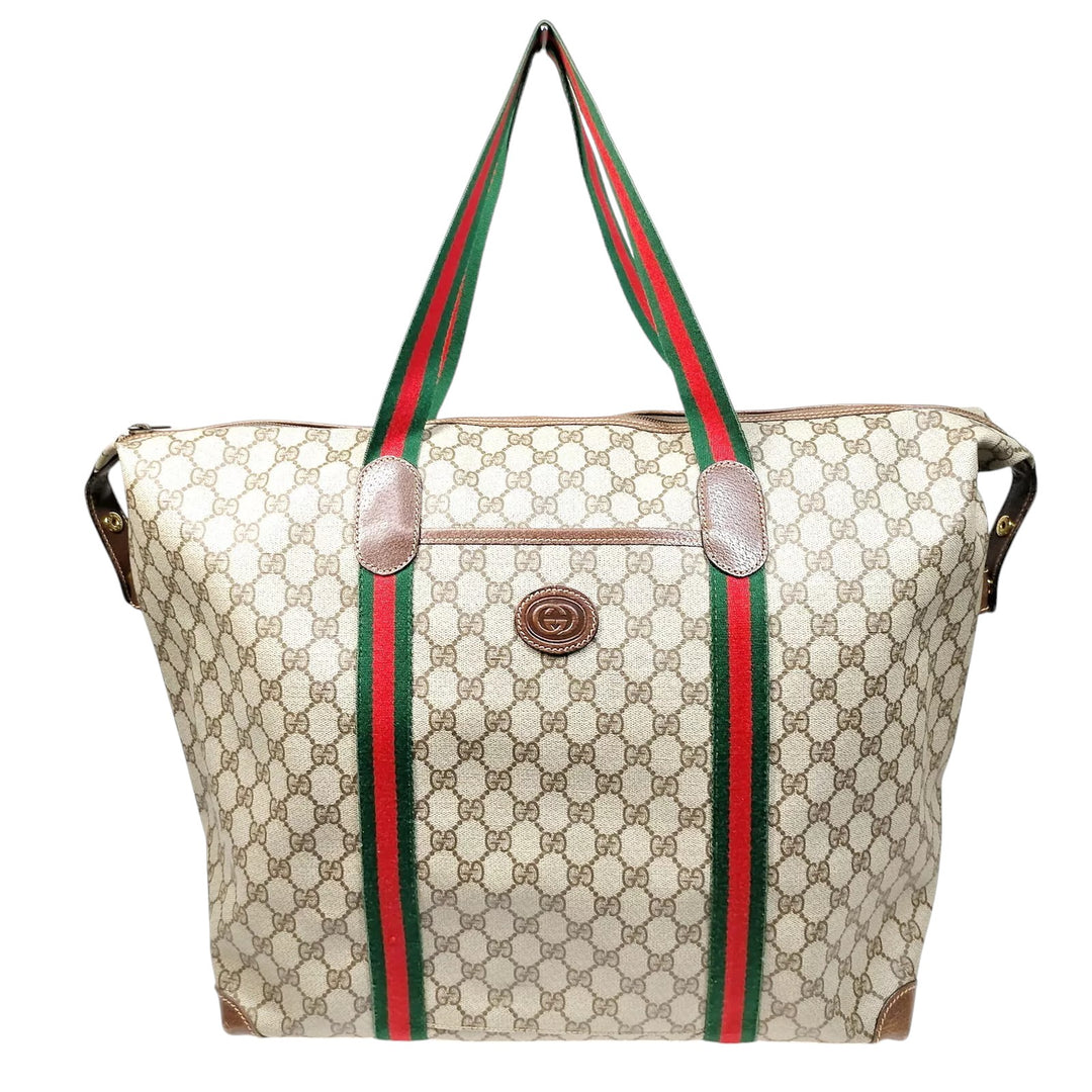 Gucci Vintage Ophidia GG Supreme Monogram Travel Weekender