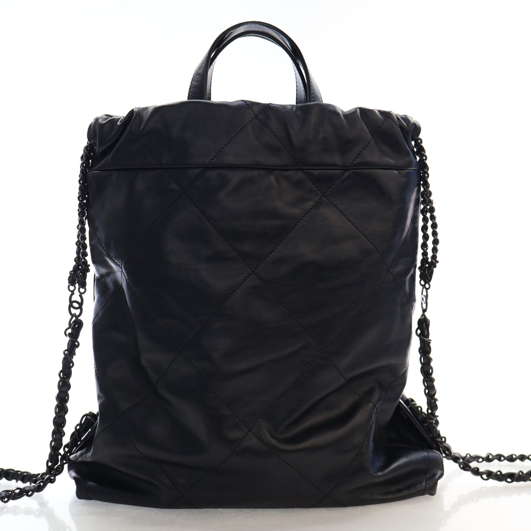 Chanel Shiny Calfskin 22 Backpack