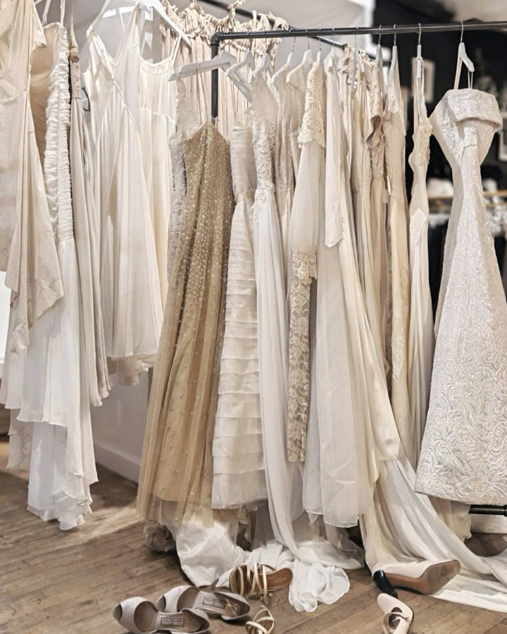  Stage wedding dresses, designer bridal, bridal styling services, wedding dress sourcing, and in house alterations