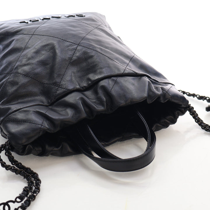 Chanel Shiny Calfskin 22 Backpack