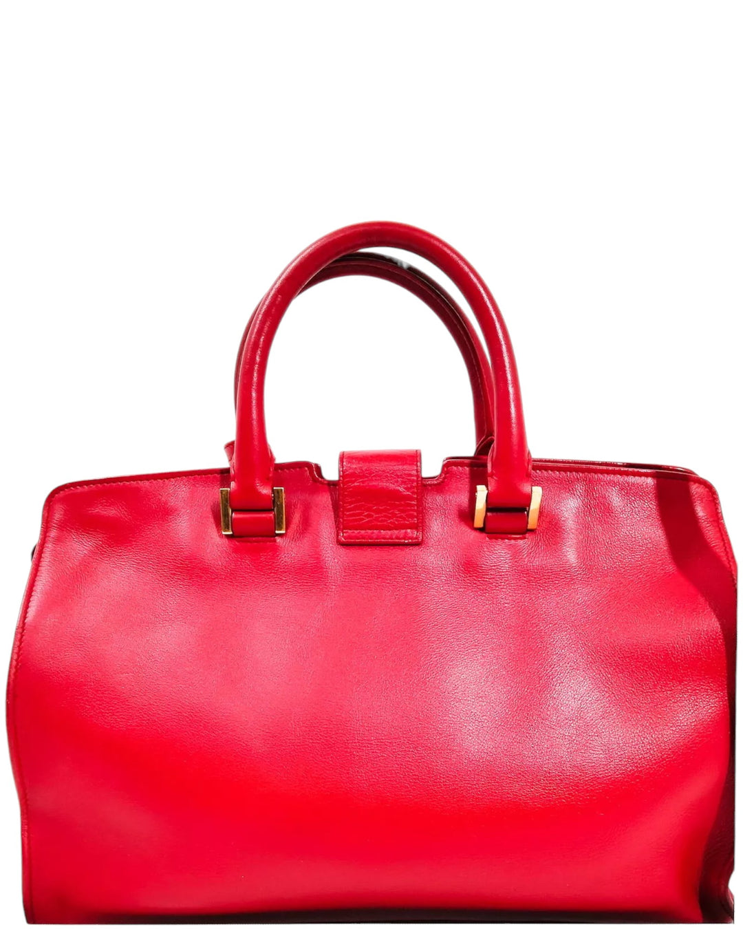 Yves Saint Laurent Classic Y Cabas Bag - Small in Red