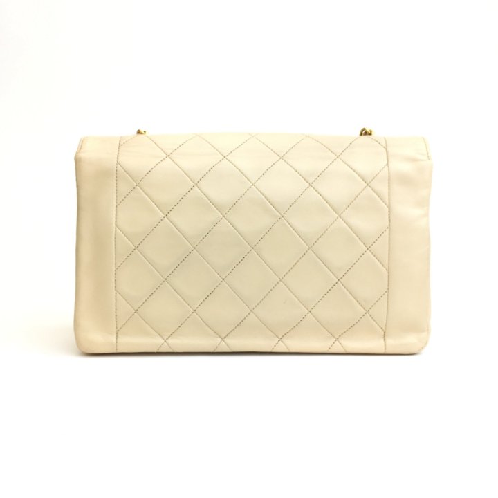 Chanel Vintage Medium Lambskin Diana Flap Bag