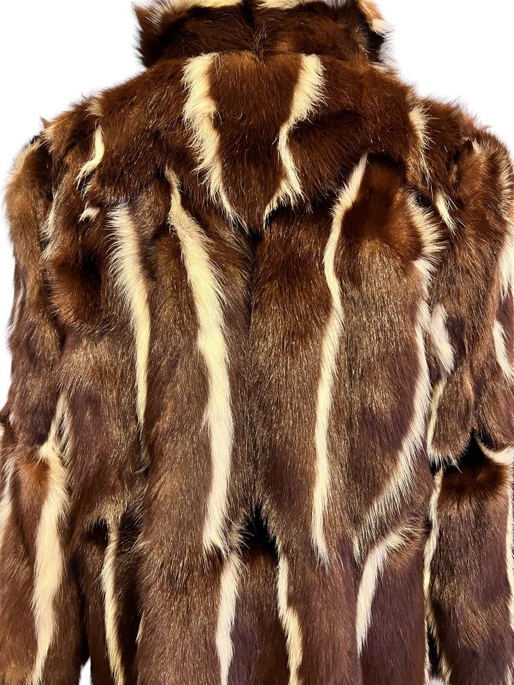 Vintage Fur Jacket - Striped Skunk