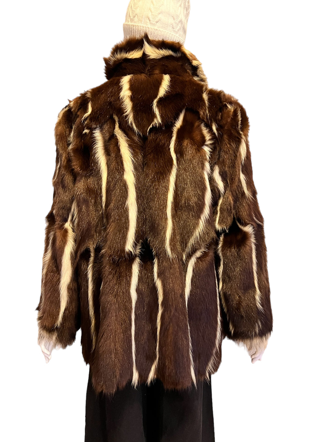 Vintage Fur Jacket - Striped Skunk